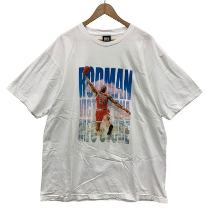新品同様◆MFCストア／デニス ロッドマン コットンTシャツ XLサイズ ホワイト MFC STORE x DENNIS RODMAN 【AFB747】