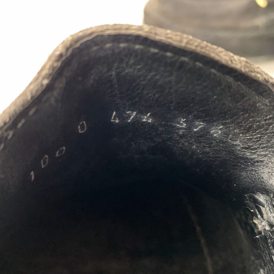 グッチ ビットローファー スエード モカシン ユニセックス ブラック サイズ37ハーフ GUCCI 約24.5cm【AFC43】