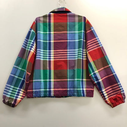 中古◆ラルフローレン ポロスポーツ 国内正規 スイングトップ マドラスチェック ブルゾン メンズ サイズM マルチカラー  RALPH LAUREN POLO SPORTS 【AFB34】