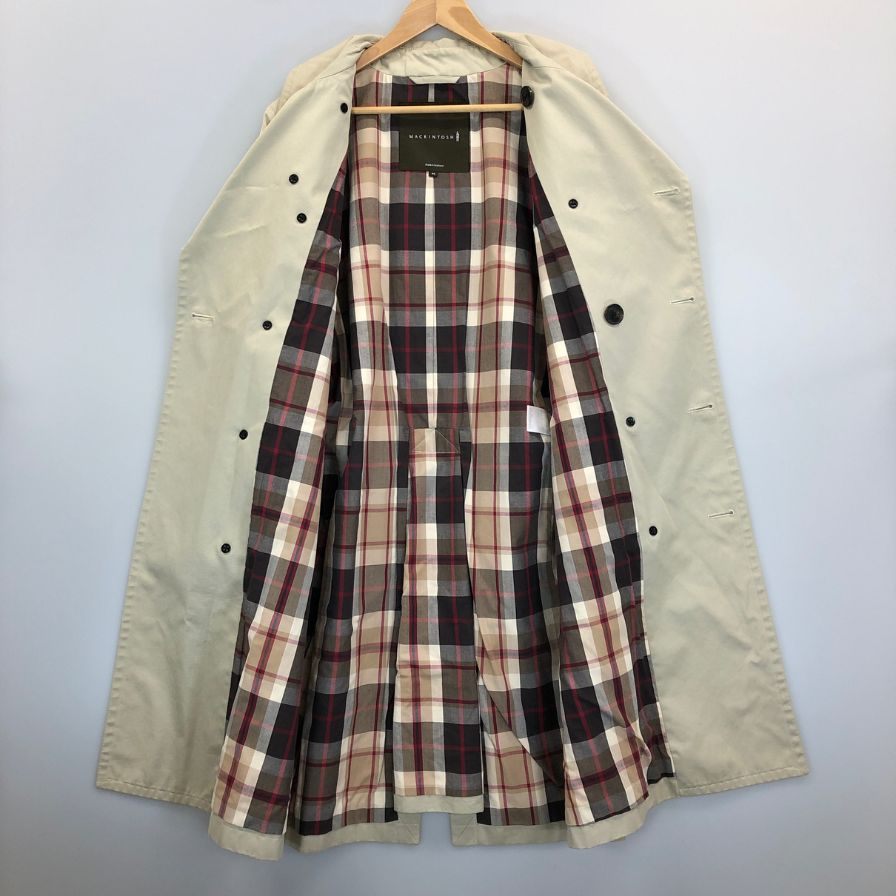 美品◆マッキントッシュ トレンチコート コットン ベージュ メンズ サイズ40 MACKINTOSH 【AFA12】