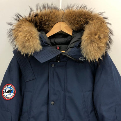 美品◆アークティックエクスプローラ チル ダウンジャケット メンズ ネイビー サイズL  arctic explorer 【AFF19】
