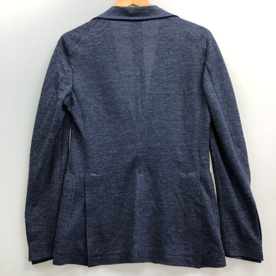 中古◆タリアトーレ ジャケット  2B シングル サマージャケット 品質タグ無し  メンズ ネイビー  サイズ 不明 TAGLIATORE 【AFB9】
