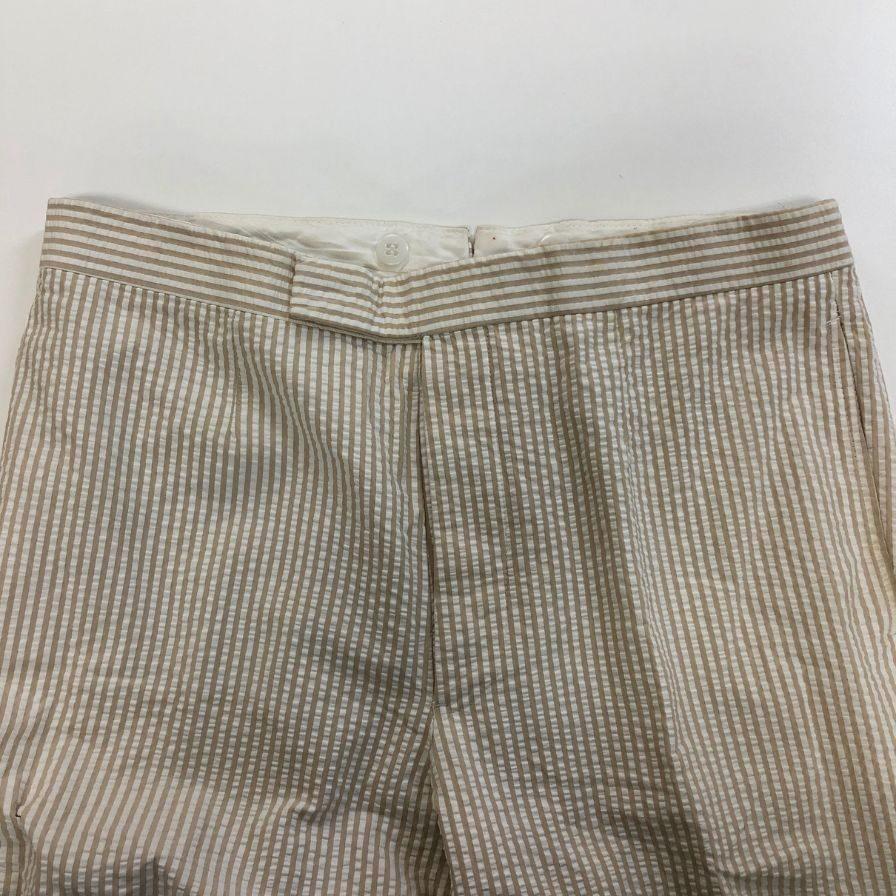 ブルックスブラザーズ スラックス コットン リップル ストライプ メンズ サイズBB2 ベージュ Brooks Brothers 【AFB21】