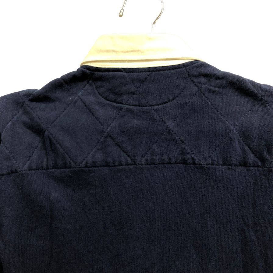 美品◆ポロラルフローレン ラガーシャツ コットン アクリル ネイビー メンズ サイズXS Polo Ralph Lauren 【AFB43】