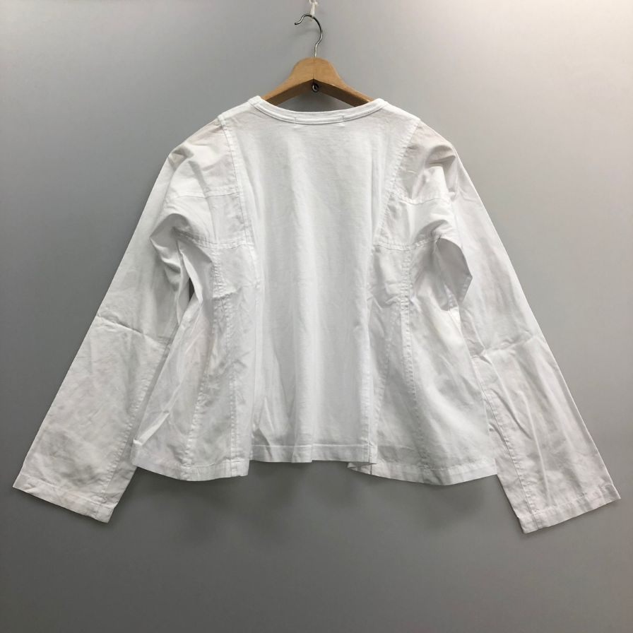 中古◆コムデギャルソン レディース 長袖異素材トップス RG-B011 AD2020 日本製 サイズXS ホワイト COMME des GARCONS 【AFB36】