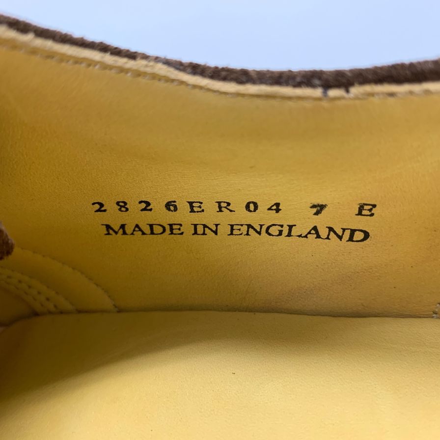ロイドフットウェア レザーシューズ 2826ER04 ウイングチップ スエード メンズ サイズ7 ブラウン系 Lloyd Footwear 約25.5cm【AFD3】