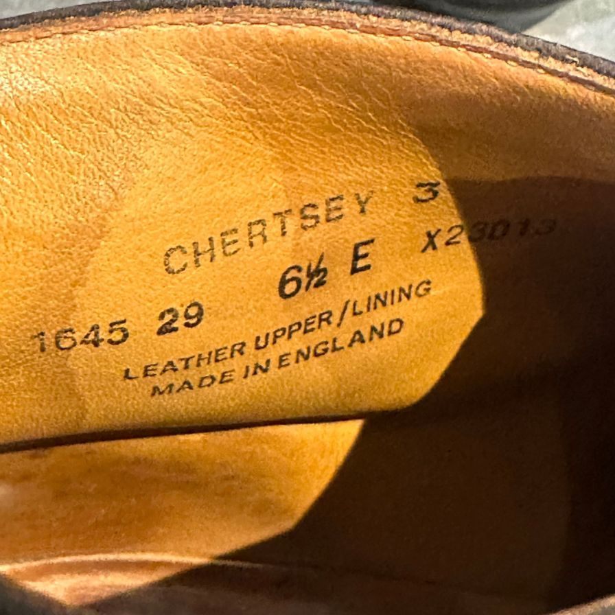 クロケット&ジョーンズ チャッカブーツ チャートシー3 スエード ブラウン サイズUK6.5E CROCKETT&JONES ブーツ 約25.0cm【LA】【中古】