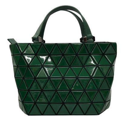 バオバオ イッセイミヤケ スモールハンドバッグ 2WAY クリスタルグロス BB53AG303 グリーン レディース BAOBAO ISSEI MIYAKE【AFE10】