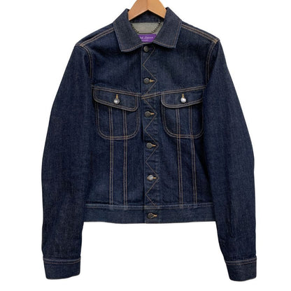 極美品◆ラルフローレン パープルレーベル デニムジャケット メンズ インディゴ サイズS RALPH LAUREN PURPLE LABEL 【AFB16】