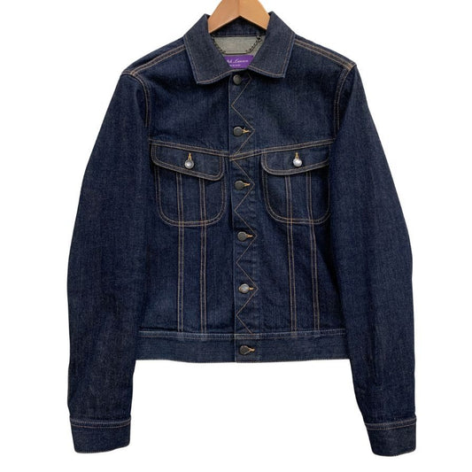極美品◆ラルフローレン パープルレーベル デニムジャケット メンズ インディゴ サイズS RALPH LAUREN PURPLE LABEL 【AFB16】