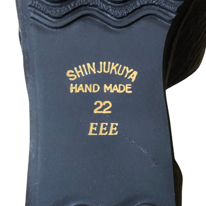 新宿屋 レザーパンプス シャーク 4741-735 ブラック 22cm レディース shinjukuya 約22.0cm【7F2-1】