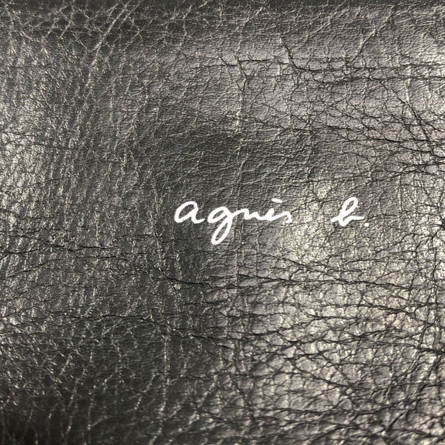 アニエス ベー 長財布 ブラック メンズ Agnes b.【AFI18】