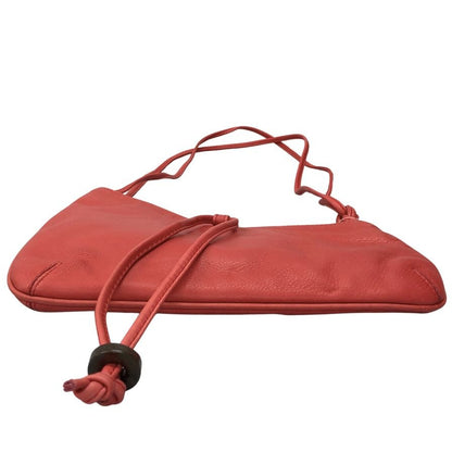 マックスマーラ ショルダーバッグ 本革 レザー ポーチ 鞄 ピンク レディース Max Mara【AFE6】
