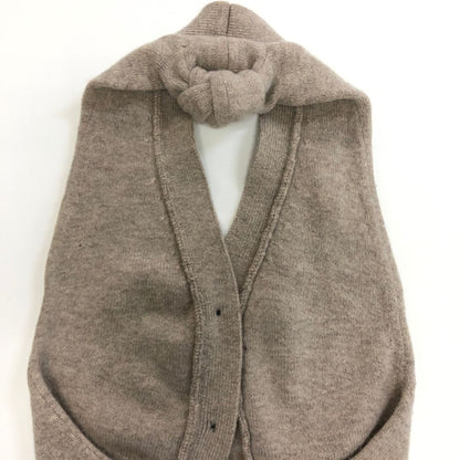 美品◆アレキサンダーワン ニット カーディガン ノースリーブ サイズXS レディース ベージュ系 Alexander Wang 【AFB5】