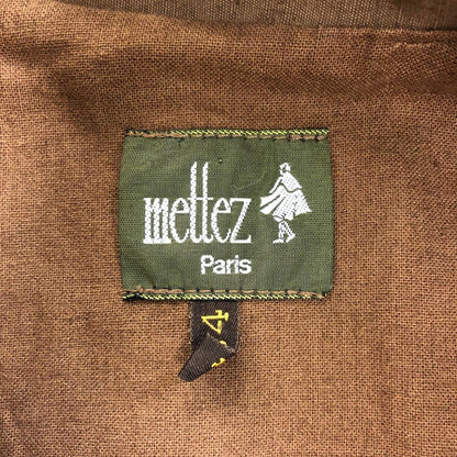 極美品◆メッツ 9301 40-50s ヴィンテージ ハンティング コート コットン ブラウン サイズ54 メンズ フランス製 Mettez 【AFA19】