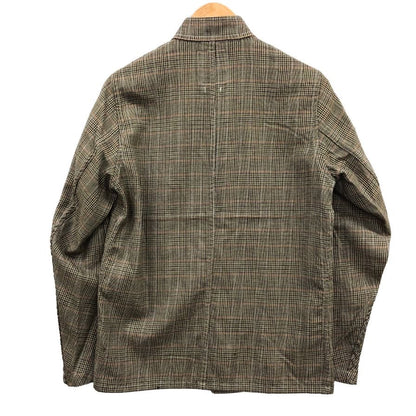 中古◆ヴィズヴィム ビズビム カバーオールシャツ ジャケット ウール メンズ チェック ブラウン サイズM VS0001747 visvim 【AFB41】
