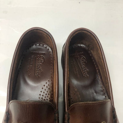 パラブーツ 103615 レシフ タッセルデッキシューズ カーフ ダークブラウン UK7.5 メンズ Paraboot 約26.0cm【AFD15】