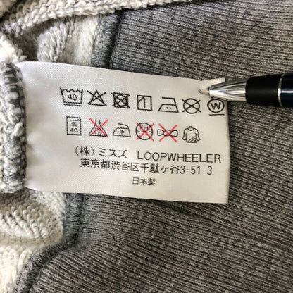 中古◆ループウィラー スウェット グレー メンズ サイズM LOOPWHEELER 【AFB37】