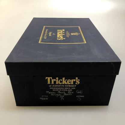トリッカーズ M2508 ブーツ カーフ ブラック メンズ サイズ7.5 Tricker's ブーツ 約25.5cm【LA】【中古】