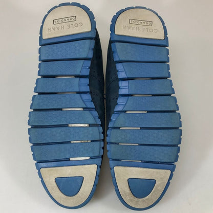 コールハーン ウイングチップ ゼログランド C35184 メンズ サイズ8.5 ブルー系 COLE HAAN ZEROGRAND 約26.5cm【AFC2】
