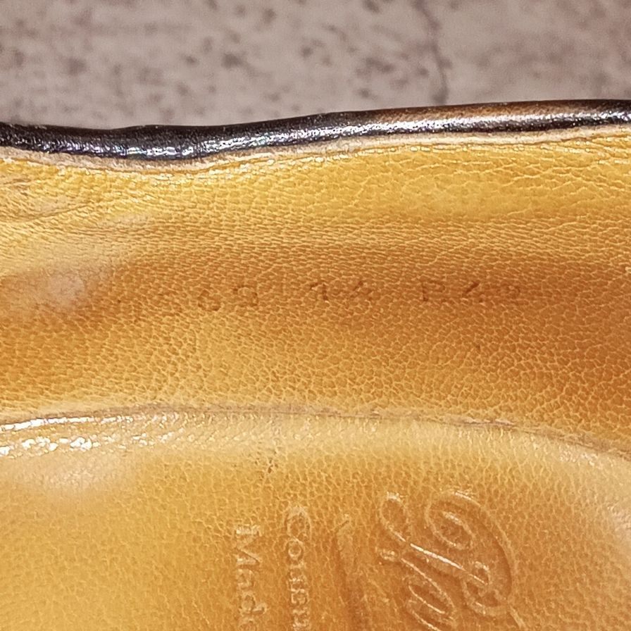 パラブーツ レザーシューズ ミカエル チロリアンシューズ ポニー ブラック メンズ サイズ42 PARABOOT ビジネスシューズ 約26.5cm【LA】【中古】