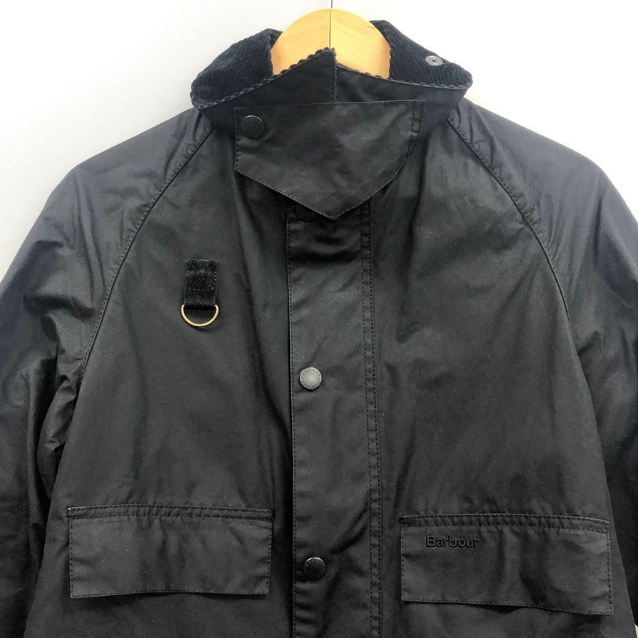 美品◆バブアー スペイ オイルド ジャケット メンズ サイズS ブラック Barbour 【AFF20】