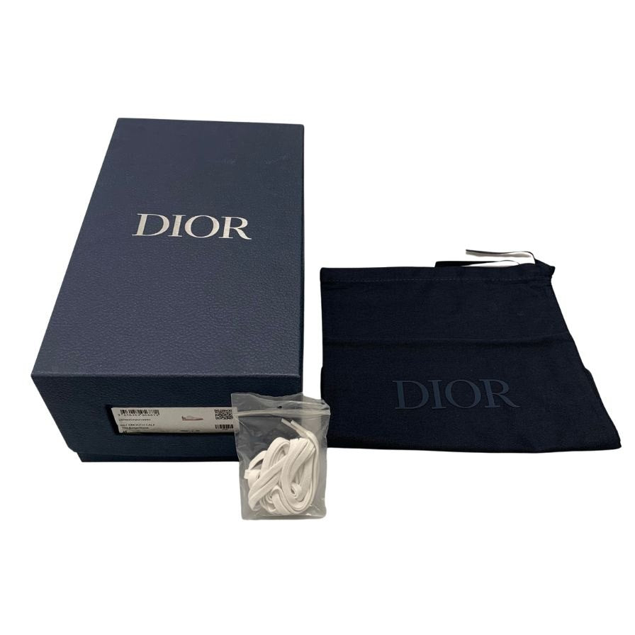 DIOR スニーカー　45（30センチ）メンズ　ブラック　替え紐　箱　保存袋あり Weekender 25 Beige and Black Dior Oblique Jacquard with