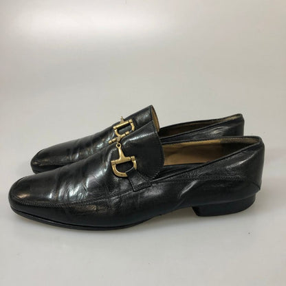 ボノーラ ビットローファー カーフ ブラック メンズ サイズ6.5 BONORA 約25.0cm【PTM1】