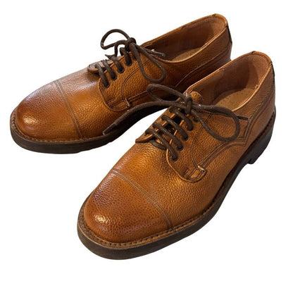 ジョセフ チーニー レザーシューズ ケンゴン グレインレザー ブラウン系 UK5 メンズ JOSEPH CHEANEY CAIRNGORM ビジネスシューズ 約24.5cm【LA】【中古】