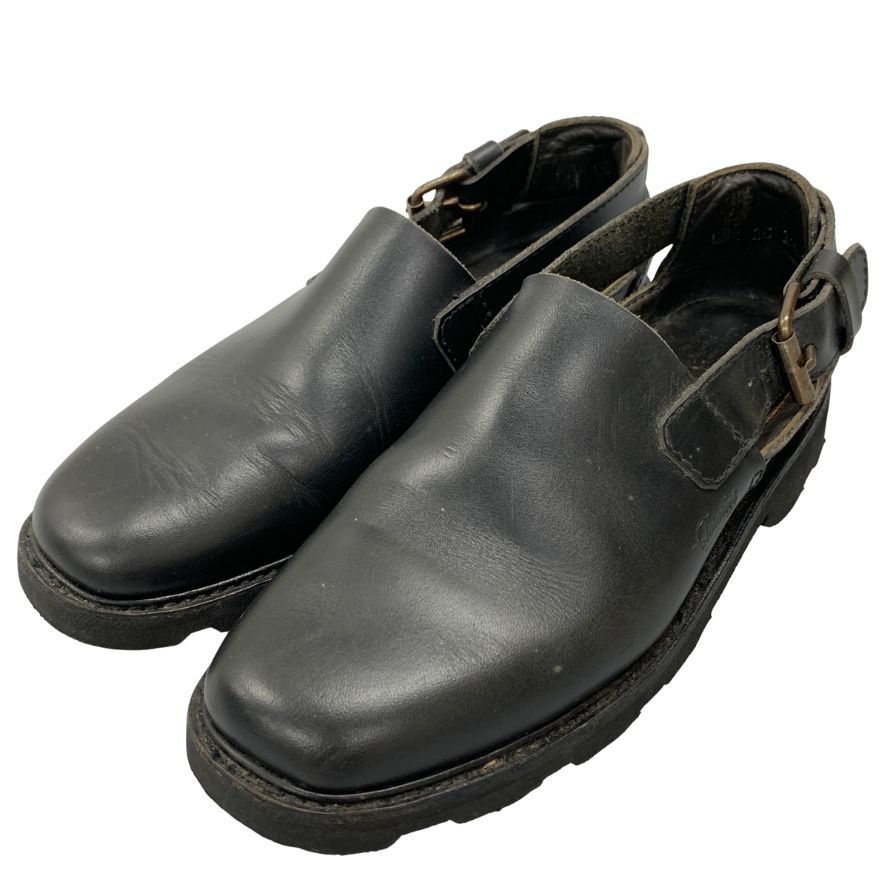 パラブーツ バックストラップサンダル ブラック メンズ サイズ5 Paraboot スリッポン 約24.0cm【LA】【中古】