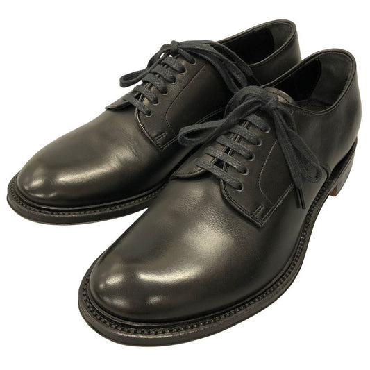 プラダ レザーシューズ プレーントゥ 本革 ブラック メンズ サイズ5.5 PRADA 約24.0cm【AFC7】