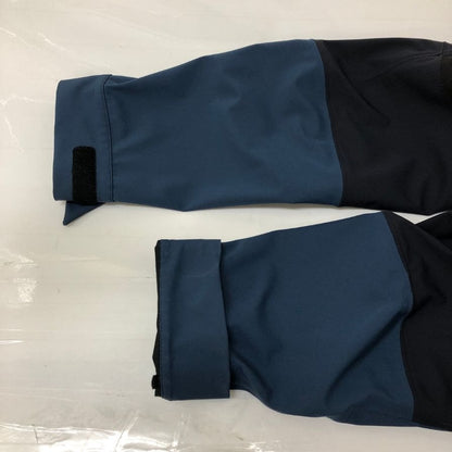 美品◆ラルディーニ×ヨースケアイザワ マウンテンパーカー JTJ18 ナイロン ブラック×ネイビー メンズ サイズXS LARDINI×YOSUKE AIZAWA 【AFA15】