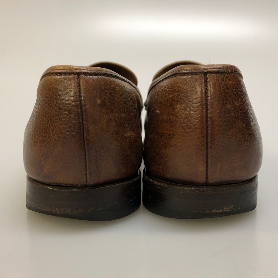 クロケット&ジョーンズ ペニーローファー グレインレザー ブラウン メンズ Crockett&Jones 約不明cm【AFC31】