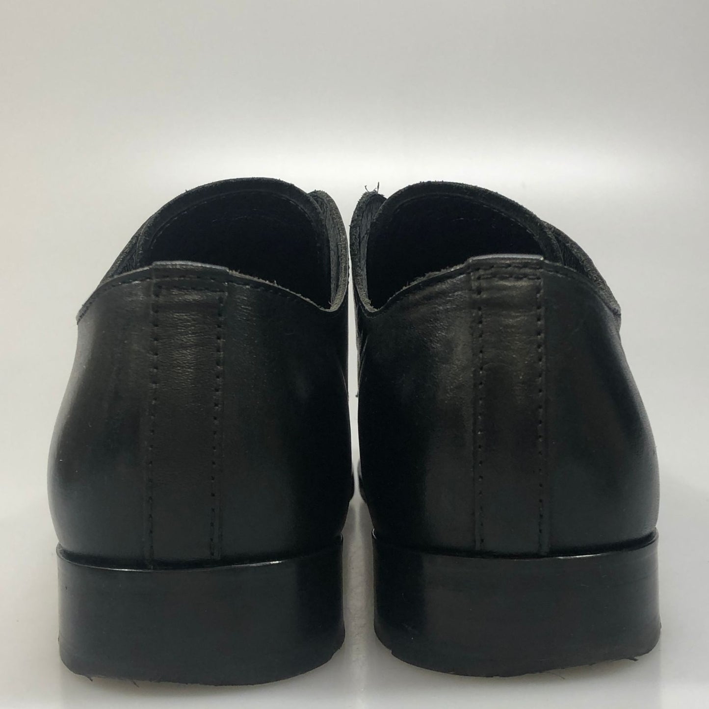 パドローネ レザーシューズ プレーントゥ ダービー カーフ メンズ ブラック サイズ41 PADRONE 約26.0cm【AFD2】