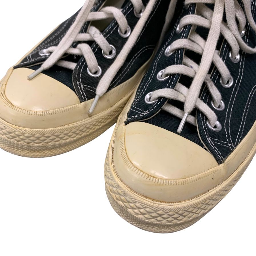 プレイ コムデギャルソン×コンバース スニーカー ハイカット ハートロゴ キャンバス メンズ サイズ27.5 PLAY COMME des GARCONS×CONVERSE 約27.5cm【AFC31】