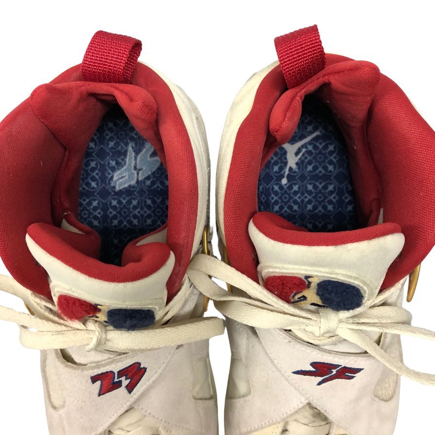ナイキ ハイカットスニーカー エア ジョーダン 8 レトロ スウェード FJ2850-107 アイボリー メンズ サイズ29.5cm NIKE AIR JORDAN 8 RETRO SP 約29.5cm【AFD15】