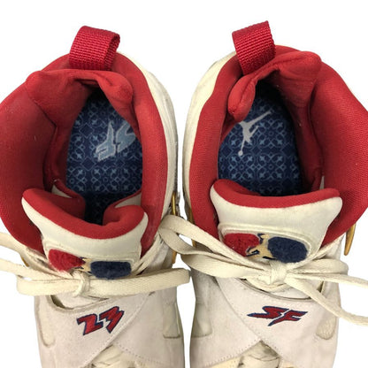 ナイキ ハイカットスニーカー エア ジョーダン 8 レトロ スウェード FJ2850-107 アイボリー メンズ サイズ29.5cm NIKE AIR JORDAN 8 RETRO SP 約29.5cm【AFD15】