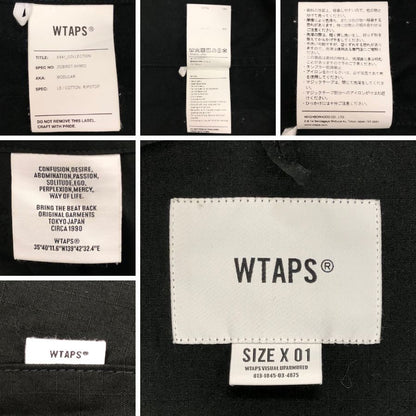 中古◆ダブルタップス 20AW モジュラー リップストップ ミリタリー シャツ ジャケット 202BRDT-SHM02 メンズ  01サイズ  オリーブ WTAPS 【AFB14】