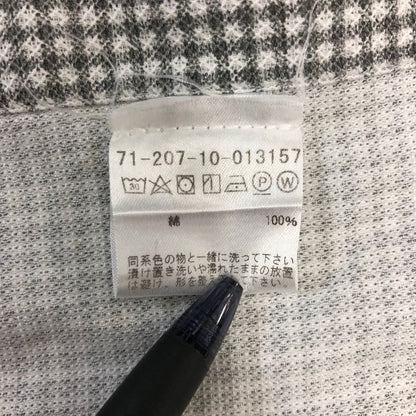 美品◆フィナモレ リネン シャツ 1925 メンズ サイズ 15/38 ブラック Finamore 【AFB41】
