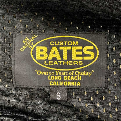 極美品◆ベイツ ジャケット ワッペン コットン メンズ ベージュ サイズS  BATES 【AFB26】