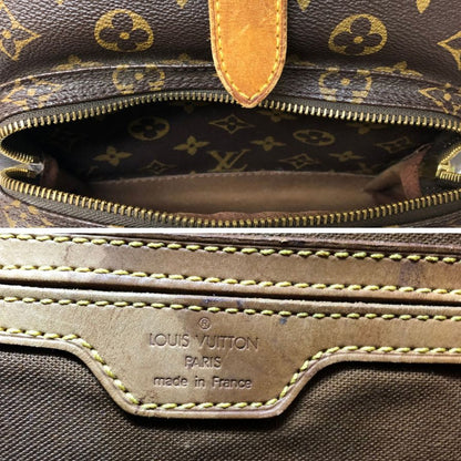 ルイヴィトン リュック モンスリGM M51135 モノグラム 巾着型 ブラウン LOUIS VUITTON【AFE9】