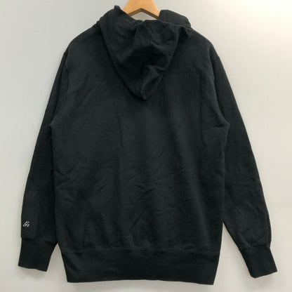 中古◆ゴッドセレクション トリプルエックス プルオーバーパーカー ボックスロゴ ブラック メンズ サイズM GOD SELECTION XXX 【AFA24】