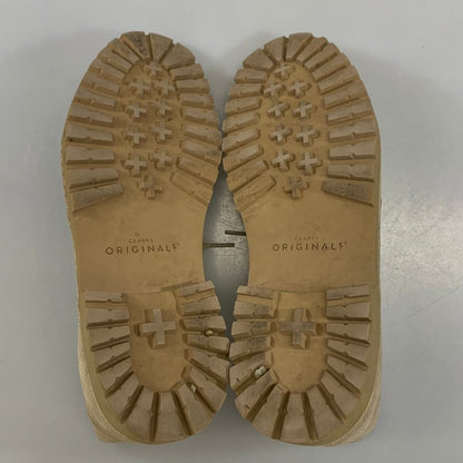 クラークス レザーシューズ デザートロック チャッカブーツ スエード グレー サイズUK9 Clarks 約27.0cm【AFD8】