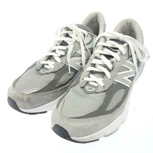 状况良好 ◆ New Balance 运动鞋 990V6 美国制造 男士灰色 尺码 27.5 M990GL6 NEW BALANCE [AFC44] 