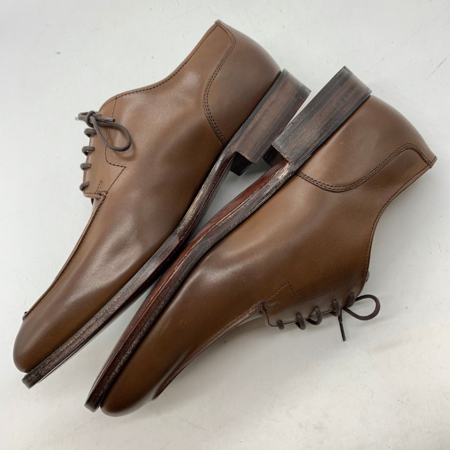 アルフレッド サージェント Uチップ レザーシューズ ブラウン 6.5  ALFRED SARGENT 約24.5cm【AFD15】