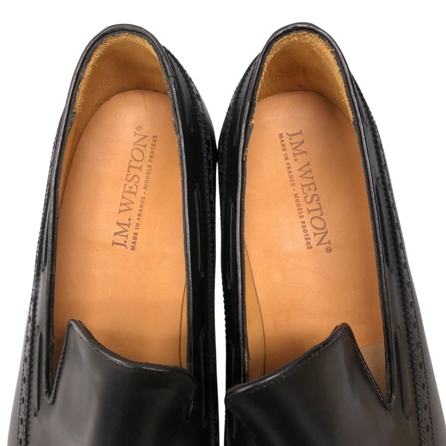 ジェイエムウエストン レザーシューズ タッセルローファー 181 ブラック メンズ サイズ9.5 J.M.WESTON ローファー 約28.0cm【LA】【中古】
