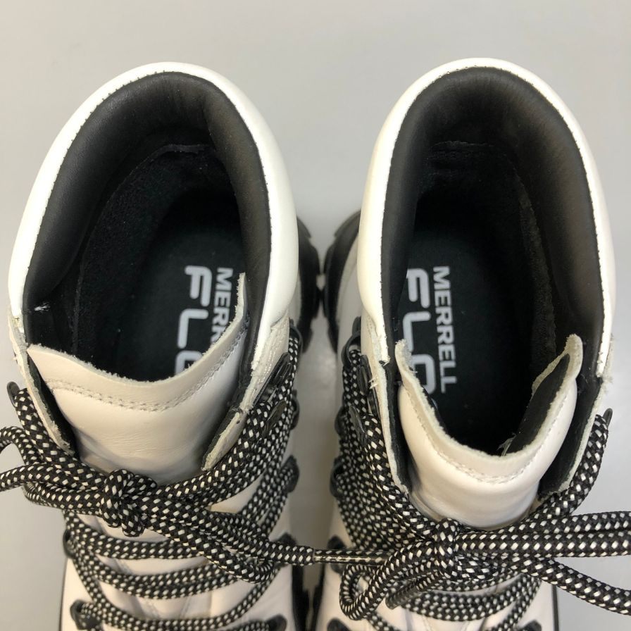 メレル ブーツ トレッキングブーツ Bristol MID レディース サイズ24 ブラック ホワイト系 MERRELL 約24.0cm【AFD4】