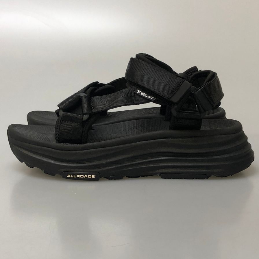 テリック リカバリーサンダル  ALLROADS-S3 ブラック サイズ25cm TELIC 約25.0cm【AFD2】