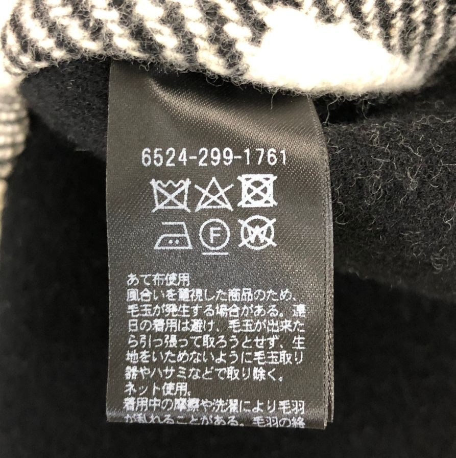 ドゥロワー 23AW ケヌキスカート ブロックチェック バッファロー 6524-299-1761 ホワイト ブラック サイズ36 Drawer【AFB41】