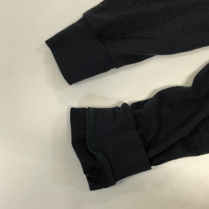 美品◆シンヤ ロングスリーブ カットソー 日本製 ウール100% メンズ サイズ3 ブラック SHINYA 【AFB9】